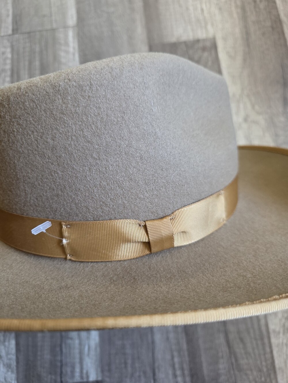 GIGI PIP WESTERN WOOL HAT Classic Brown Wool Felt Fedora coastal Cowgirl Rodeo - Picture 16 of 16